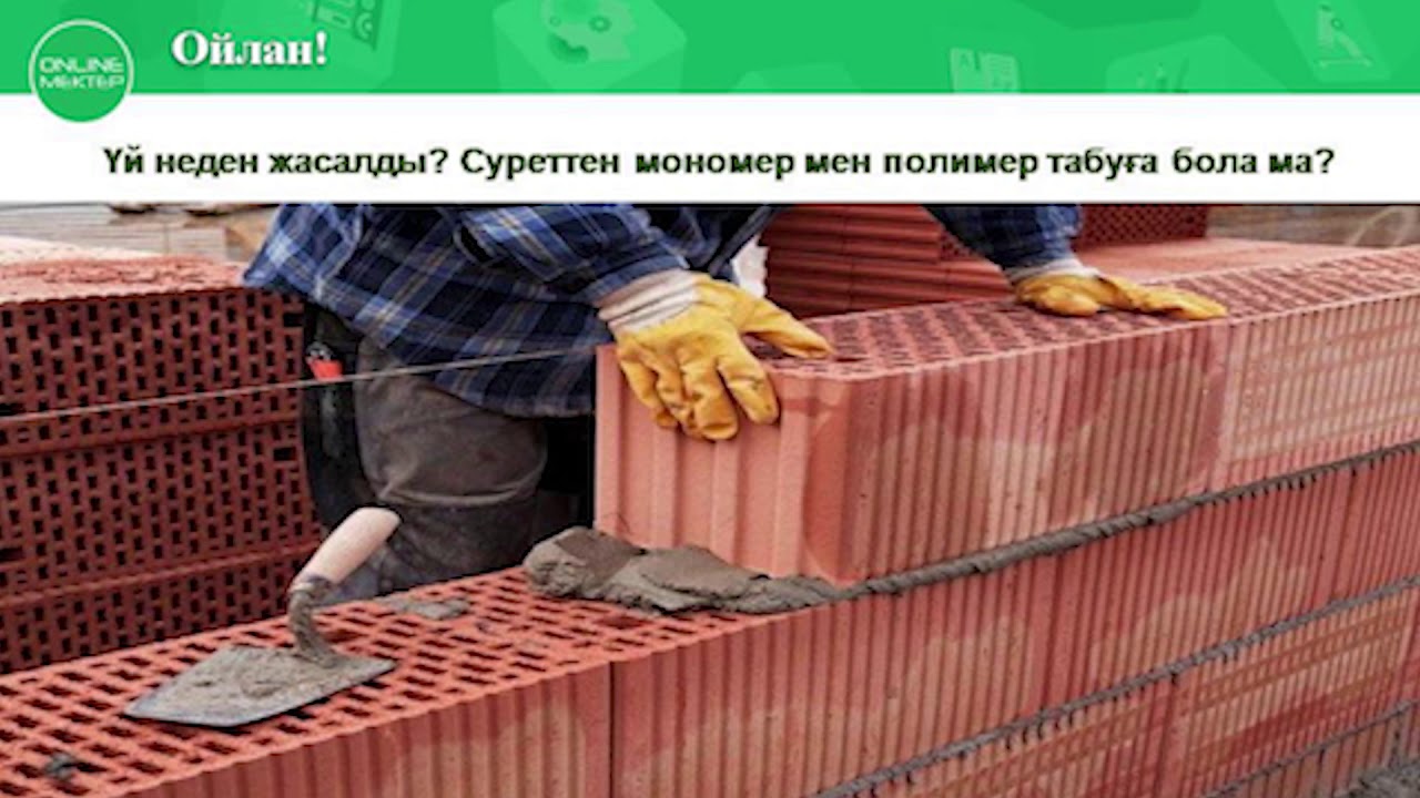 8 сынып. Биология. Полимер мен мономер