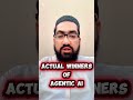 Actual winners of agenticAI