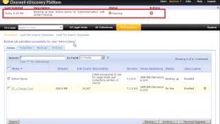 Clearwell eDiscovery 7 1 2 Case System Back Up Demo