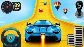 Mega Ramp Monster Car Racing 3D Extreme Car Stunts - Android Gameplay #gta5