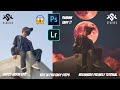 Blood moon edit  photoshop editing  lightroom editing   easy tutorial