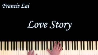 Love Story (movie) theme on the piano