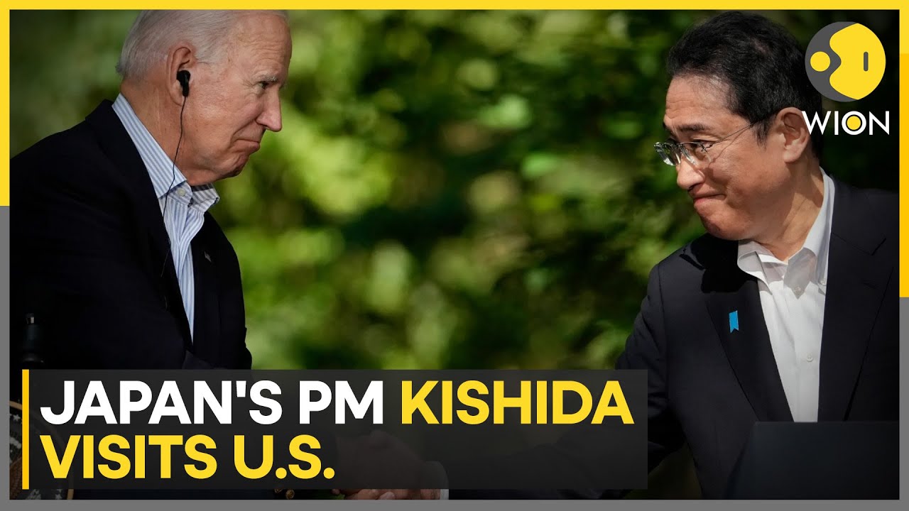 Japan PM Fumio Kishida arrives in Washington, US and Japan seek to ...