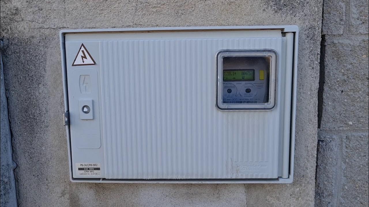 Módulo caja contador luz homologada iberdrola exterior intemperie