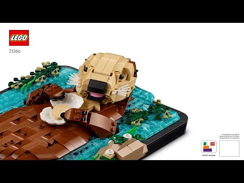 LEGO Instructions - Ideas - 21366 - Floating Sea Otters
