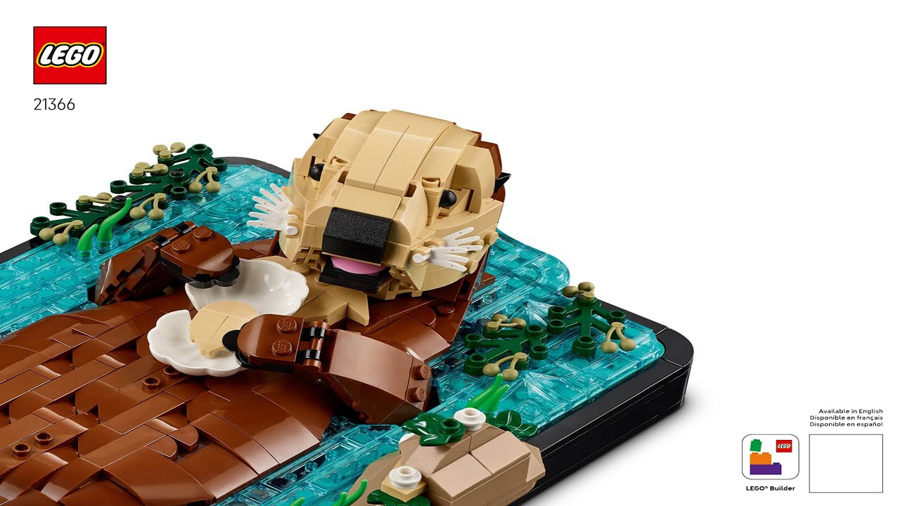 Ideas - Floating Sea Otters LEGO instructions