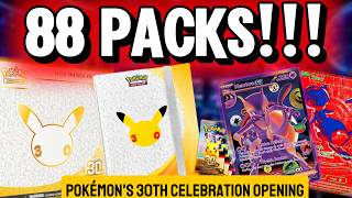 The Pokémon 30th Celebration Set is INSANE! (88 Pack Opening)