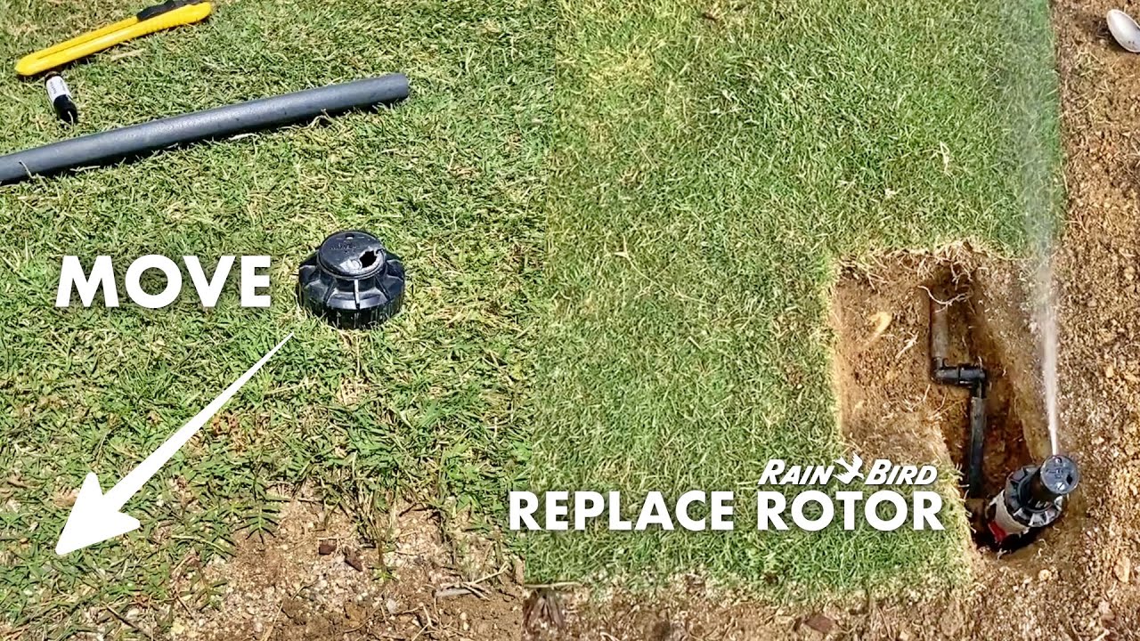 How to Adjust Rainbird Rotary Sprinklers 