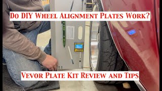 Preform DIY Garage Front End Alignment Vevor Caster Toe Plate Instructions and Review How To Camaro