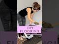 DIY Floor Transformation #hardwoodflooring #floorinstall