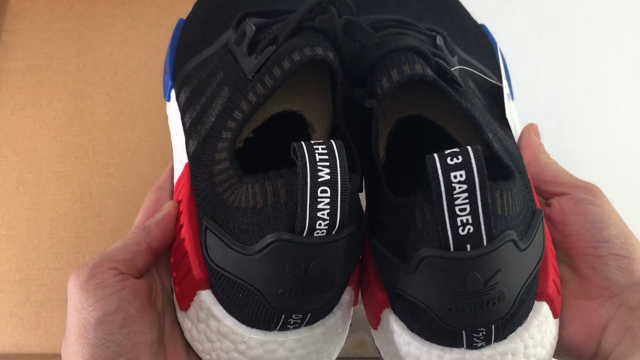 UA NMD Runner PK Black White Red Blue Sneaker