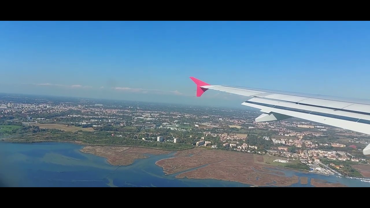 Landing at Venice on a sunny day!!