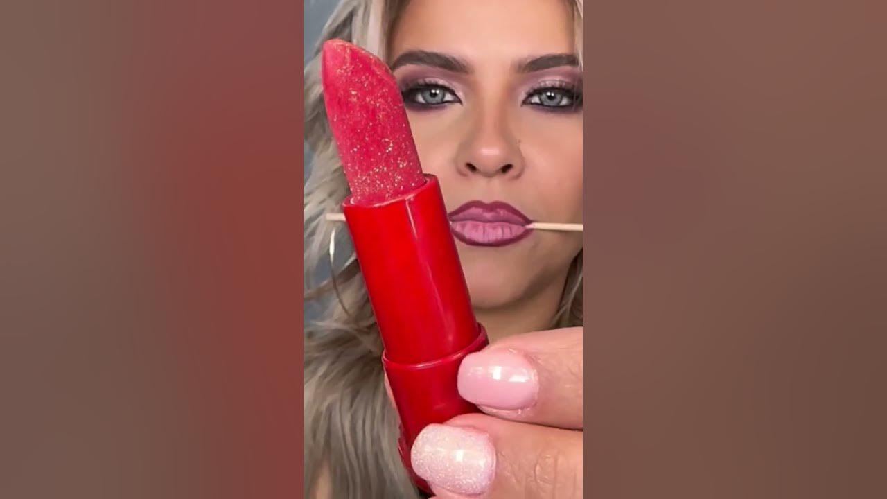Como hacer unos labios rojos redondos