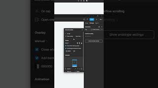 How to create overlay menu in Figma⚡ screenshot 3