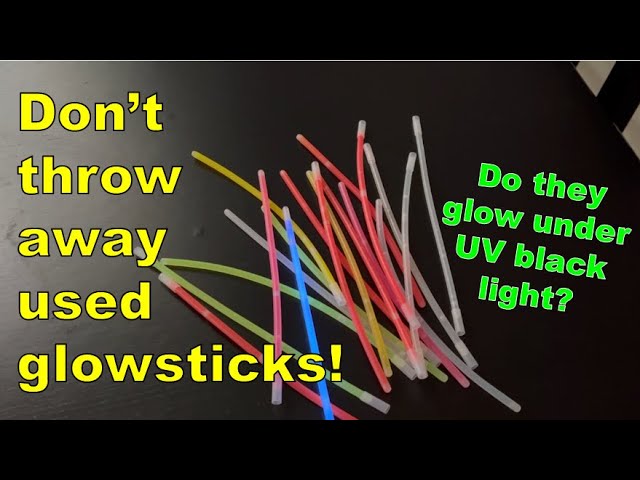 What Will Glow Under Black Light?