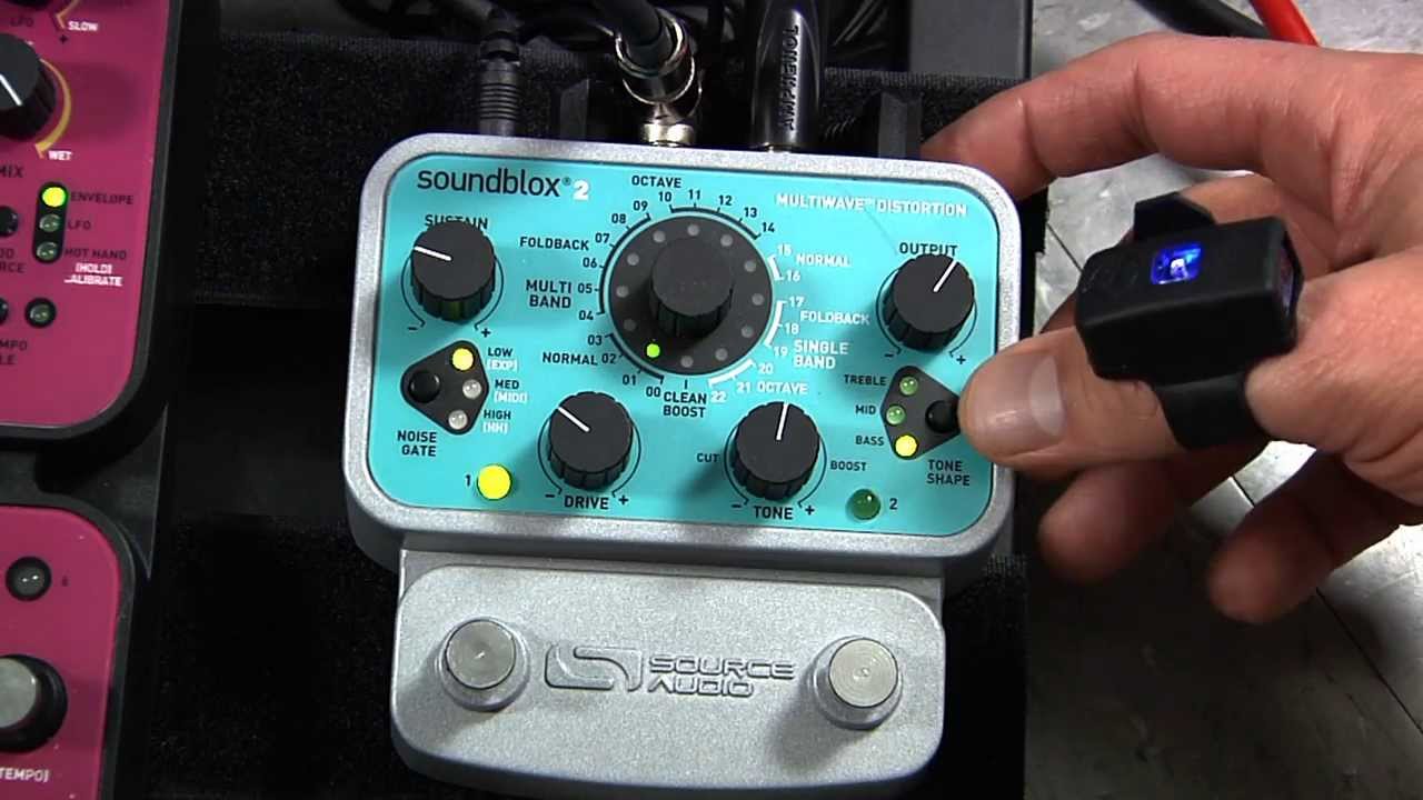 Source Audio Hot Hand with Poly-Mod Filter and Soundblox 2 Multiwave  Distortion