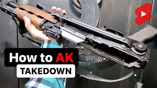 How to Take Apart an AK47 #Shorts