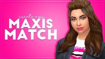 Sims 4: Maxis Match #003 (Create a Sim + FULL CC LIST)