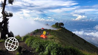 Hiking Mount Rinjani, Indonesia  [Amazing Places 4K]