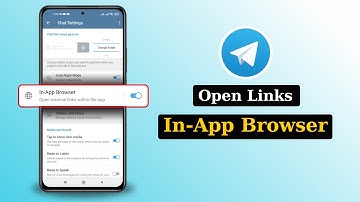How To Stop Telegram From Opening Links In External Browser | Open Links Inside Telegram App