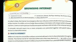 Ch 9 Browsing Internet Class 4
