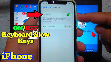 How to Turn ON or OFF Keyboard Slow Keys on iPhone X