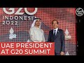 UAE President arrives at the G20 Summit in Bali, Indonesia