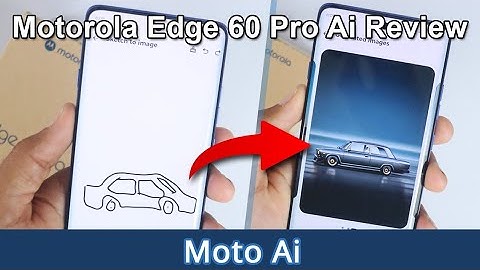 Motorola Edge 60 Pro AI Features | Sketch to Image Demo | AI Image Studio Guide