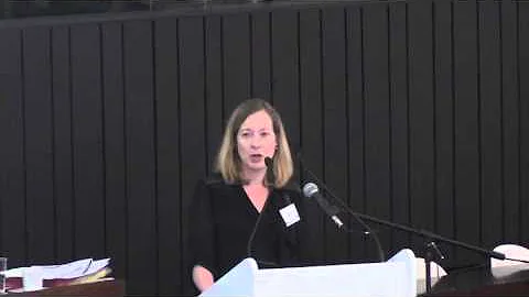 Speech by Ann Shuman