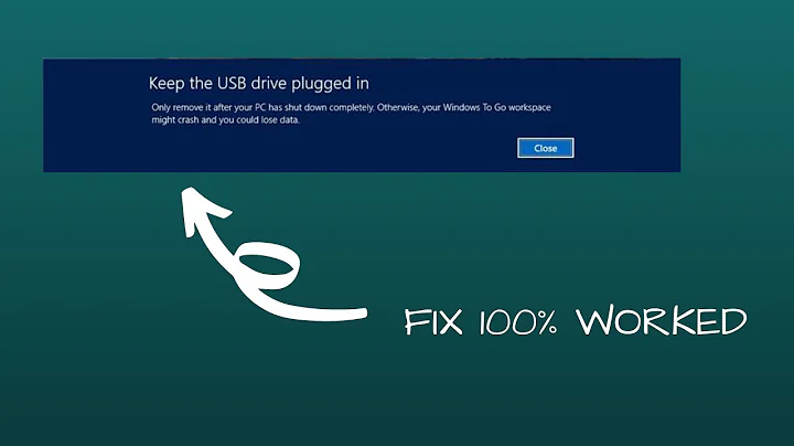 HOW TO FIX KEEP THE USB DRIVE PLUGGED ON WINDOWS 10 WHEN START UP