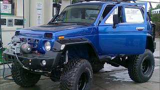 GREECE LADA NIVA EXTREME-transformation a MERCEDES to NIVA