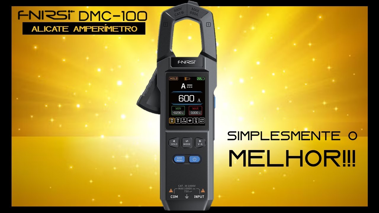 Multimetro A Pinza FNIRSI DMC-100 - TFT Da 2 Pollici, Automatico, Misura Amperometro - Foto 3