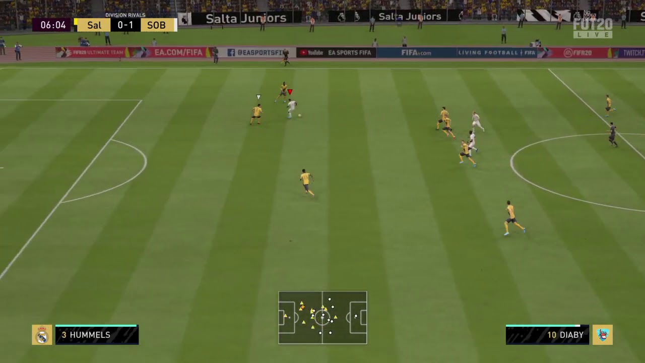 Diaby finesse goal (Fifa 20) YouTube