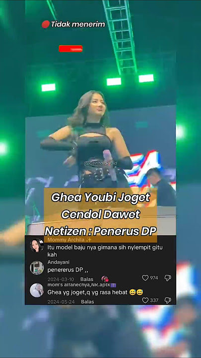 Ghea Youbi Joget Cendol Dawet #gheayoubi #cendoldawet #jogetviral #konser #fypシ゚viral #fypviralシ