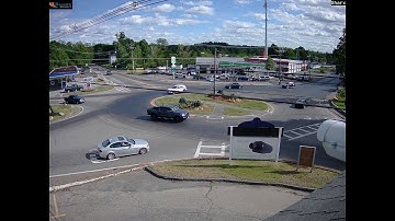 Sharx Security Demo Live Cam: rotary traffic circle Derry NH USA