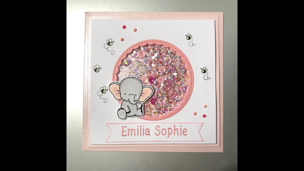 *Tutorial* Shaker-Karte zur Geburt