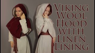 Famous Viking Wool Hood with Linen Lining Wealth