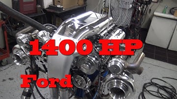 1400 HP Ford Mirror Image turbo small block.  Nelson Racing Engines.