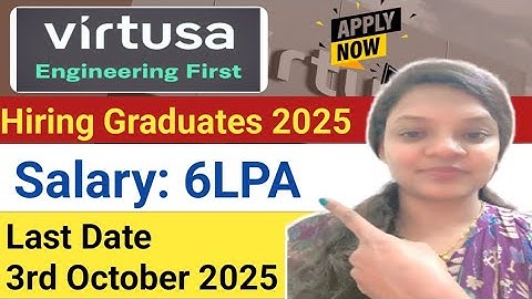 Virtusa biggest Hiring 2025 | Software developer & Software testing roles | Apply Now 