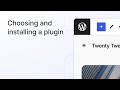 Choosing and installing a plugin