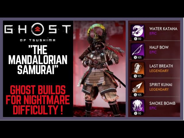 Ghost of Tsushima Legends Best Build for Samurai: INFINITE FLAMES Samurai  Build 