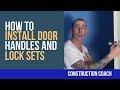 How to Install Door Handles and Lock Sets - DIY