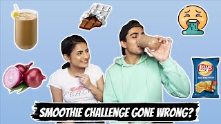 SMOOTHIE CHALLENGE!!😨|ft. GujjuUnicorn|Anirudh Sharma