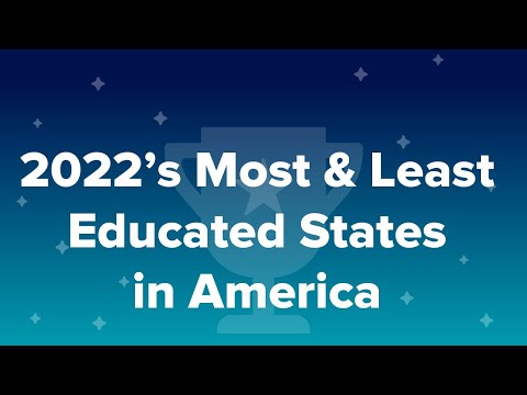 Video: Največ (in najmanj) vrednih držav v sosednjih Združenih državah
