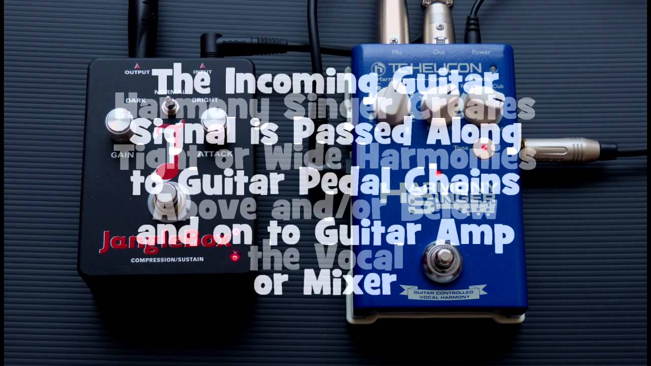 Demo of: TC Helicon Harmony Singer and Janglebox Pedals