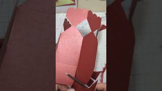 Crafter's Companion's Green Template Library #5 Cracker Topped Gift Box