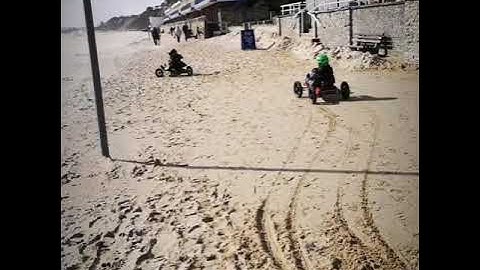 DIY battery drill powered go-kart