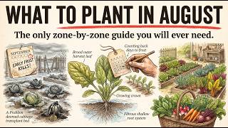 What to Plant in August by Zone 3–10 — The Only Guide You Need