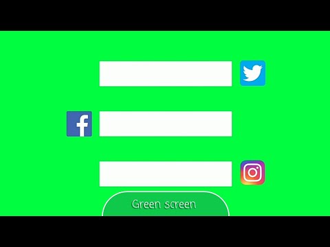 Redes sociales animación green screen @snowy9999