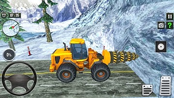 Tunnel Digging Machine Simulator - Offroad Bridge Construction 3D - Android Gameplay